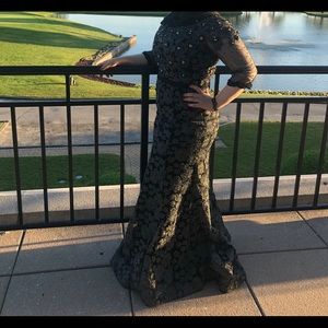 Selling sequined evening gown! Only worn once!